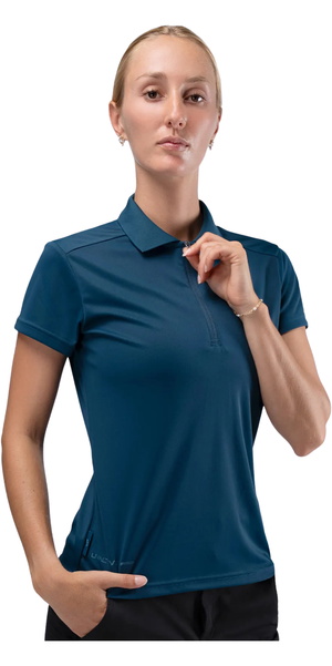 2026 Zhik Mujer Polo De Manga Corta UVactive ATP-0086-W - Deep Teal